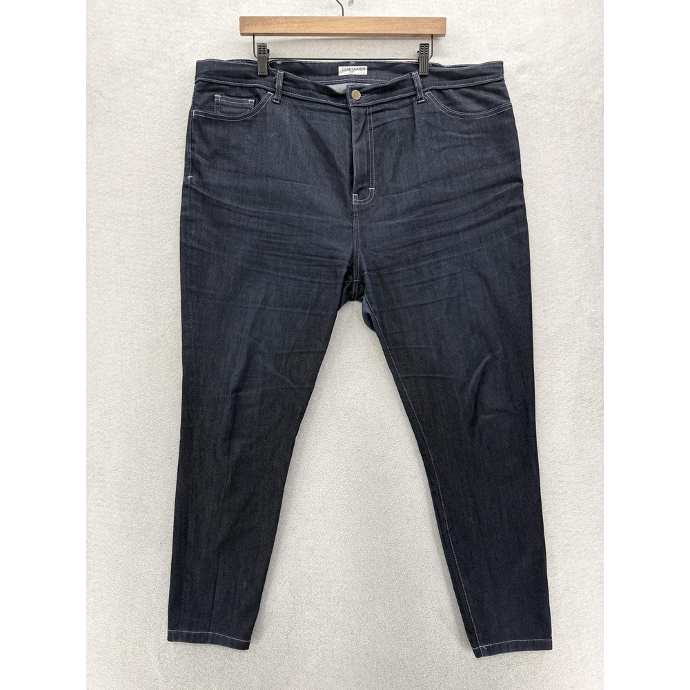 Tom James Blue Delta B Bays Skinny Jeans Womens 42x26 Blue Dark Wash Slim Denim